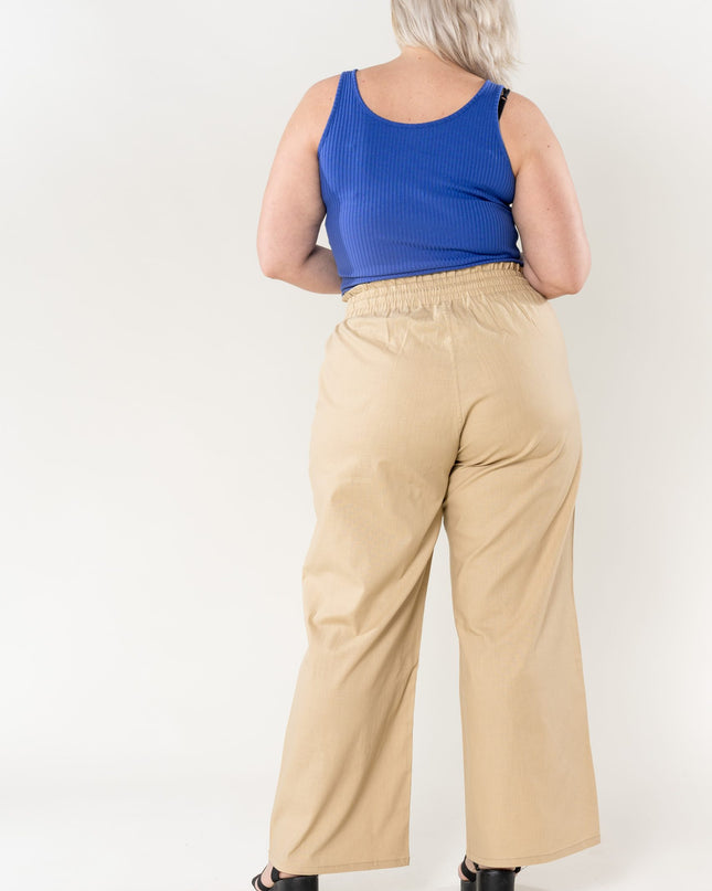 Wholesale Wide Linen Style Sand Pants