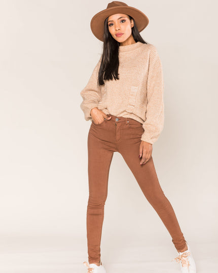 Jean Slim Push-up Couleur