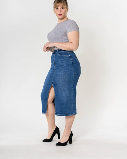 Wholesale Denim Long Skirt Jupe longue GT