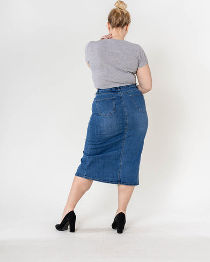 Wholesale Denim Long Skirt Jupe longue GT