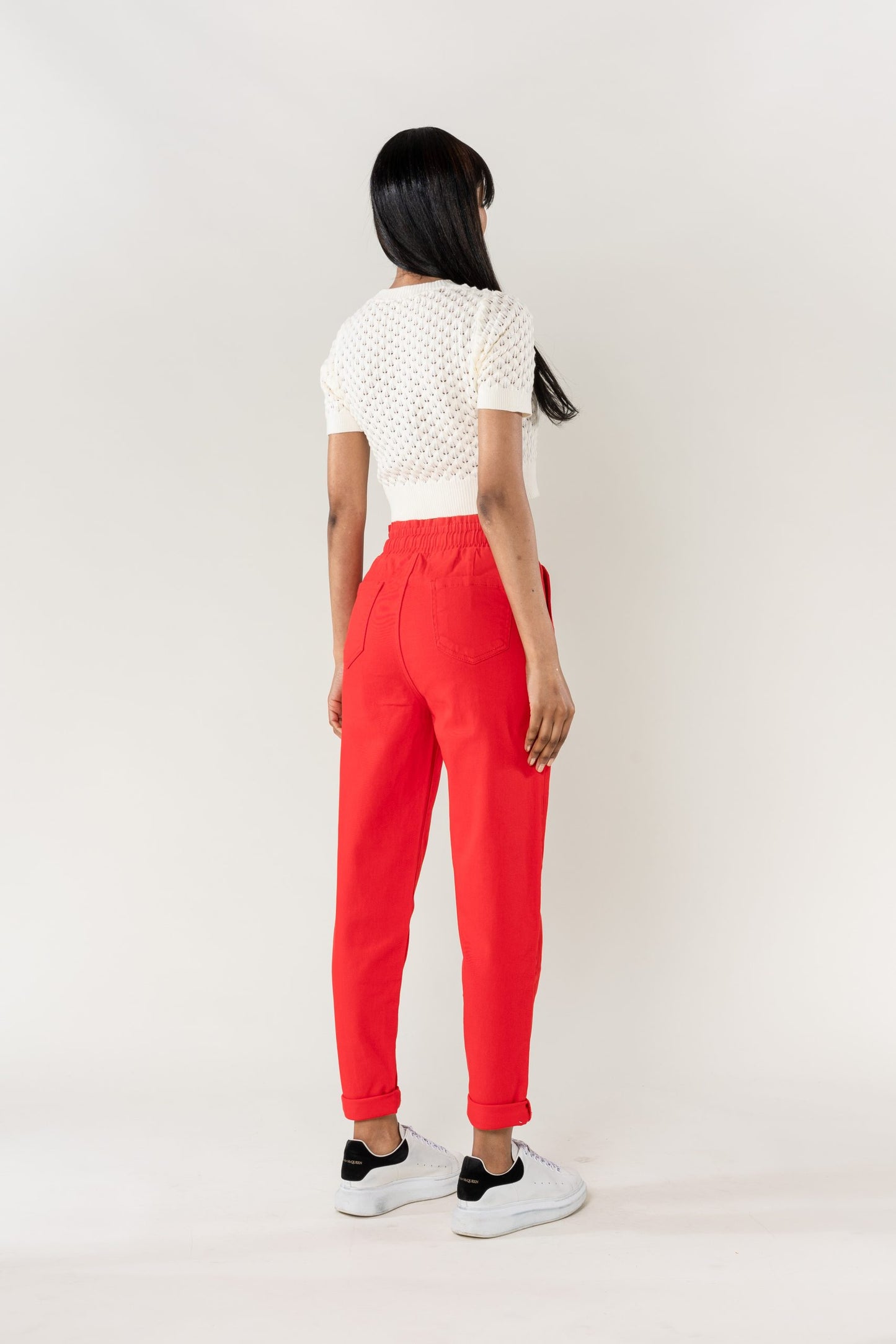 Wholesale Jogging Pants Cotton Red