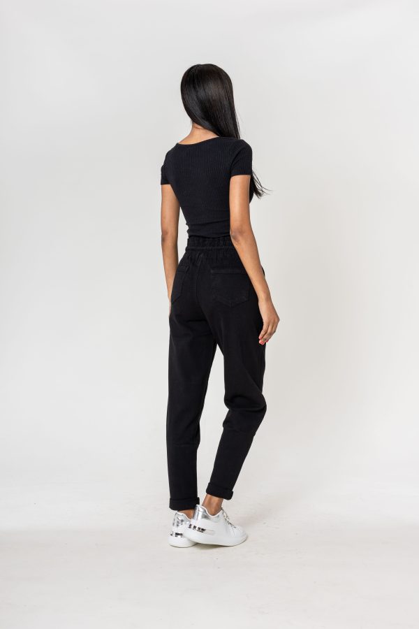 Wholesale Jogging Pants Cotton Black