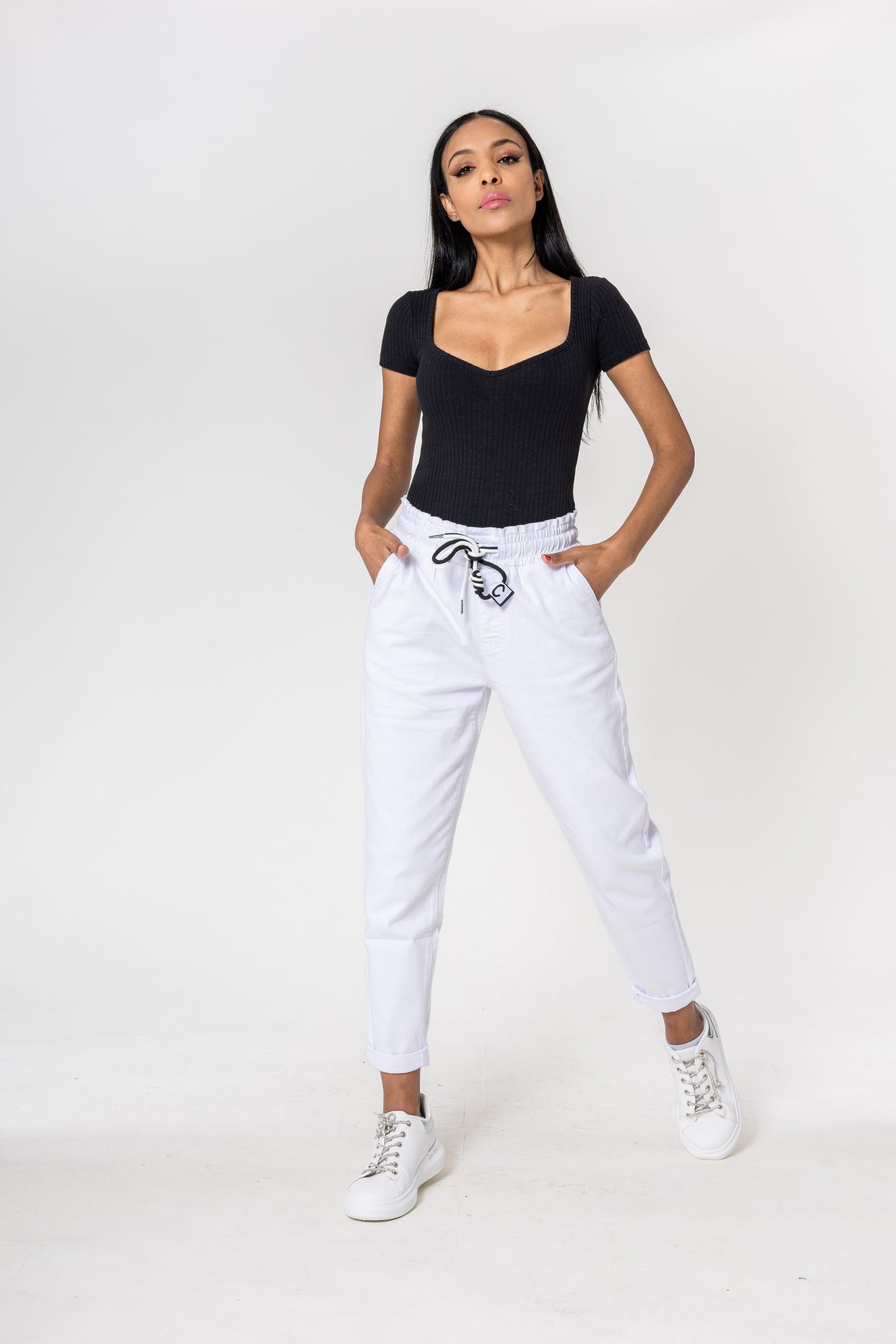 Wholesale Jogging Pants Cotton White