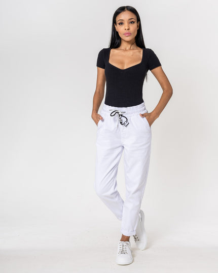 Wholesale Jogging Pants Cotton White