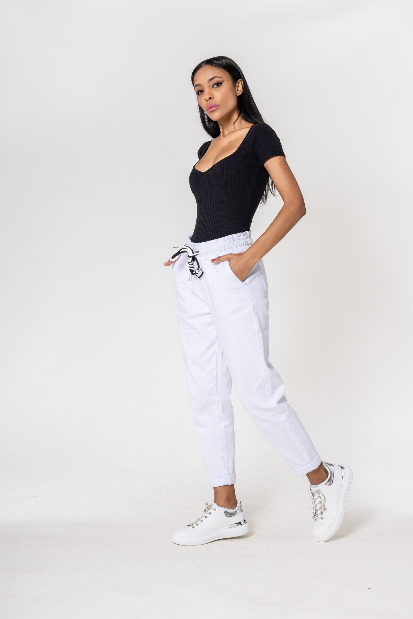 Wholesale Jogging Pants Cotton White