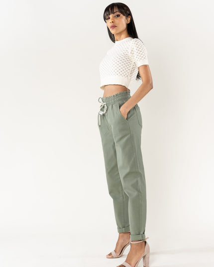 Wholesale Jogging Pants Cotton Light Khaki