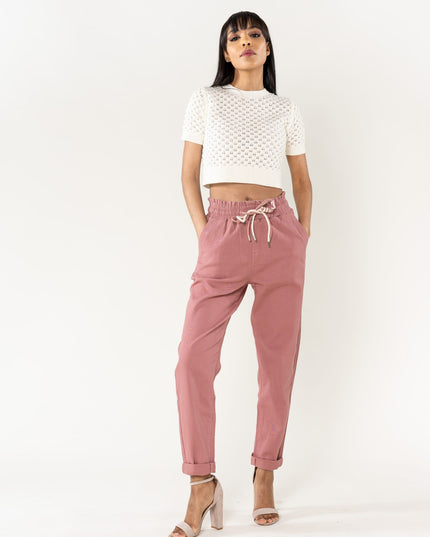 Wholesale Jogging Pants Cotton Salmon