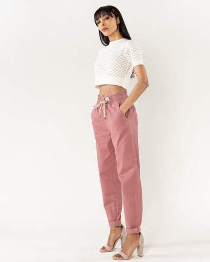 Wholesale Jogging Pants Cotton Salmon