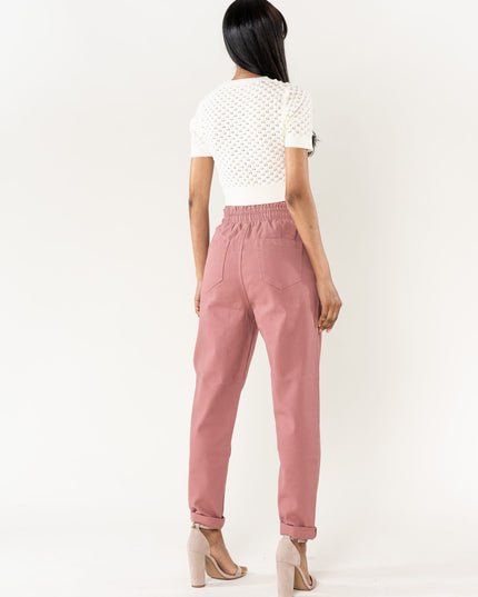 Wholesale Jogging Pants Cotton Salmon