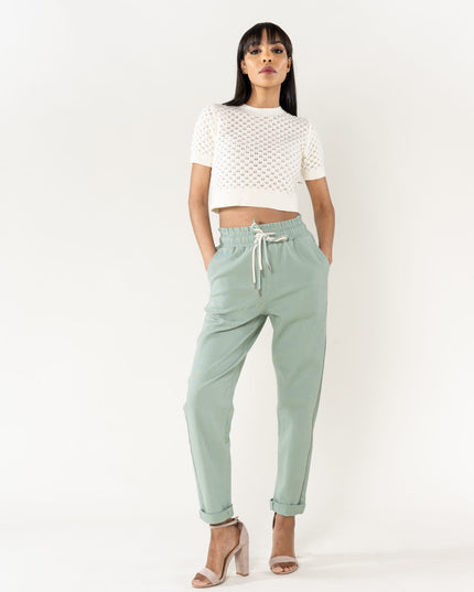 Wholesale Jogging Pants Cotton Sage