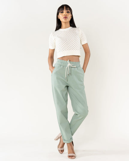 Wholesale Jogging Pants Cotton Sage