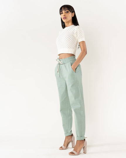 Wholesale Jogging Pants Cotton Sage