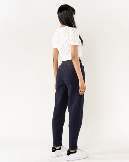 Wholesale Jogging Pants Cotton Navy Blue