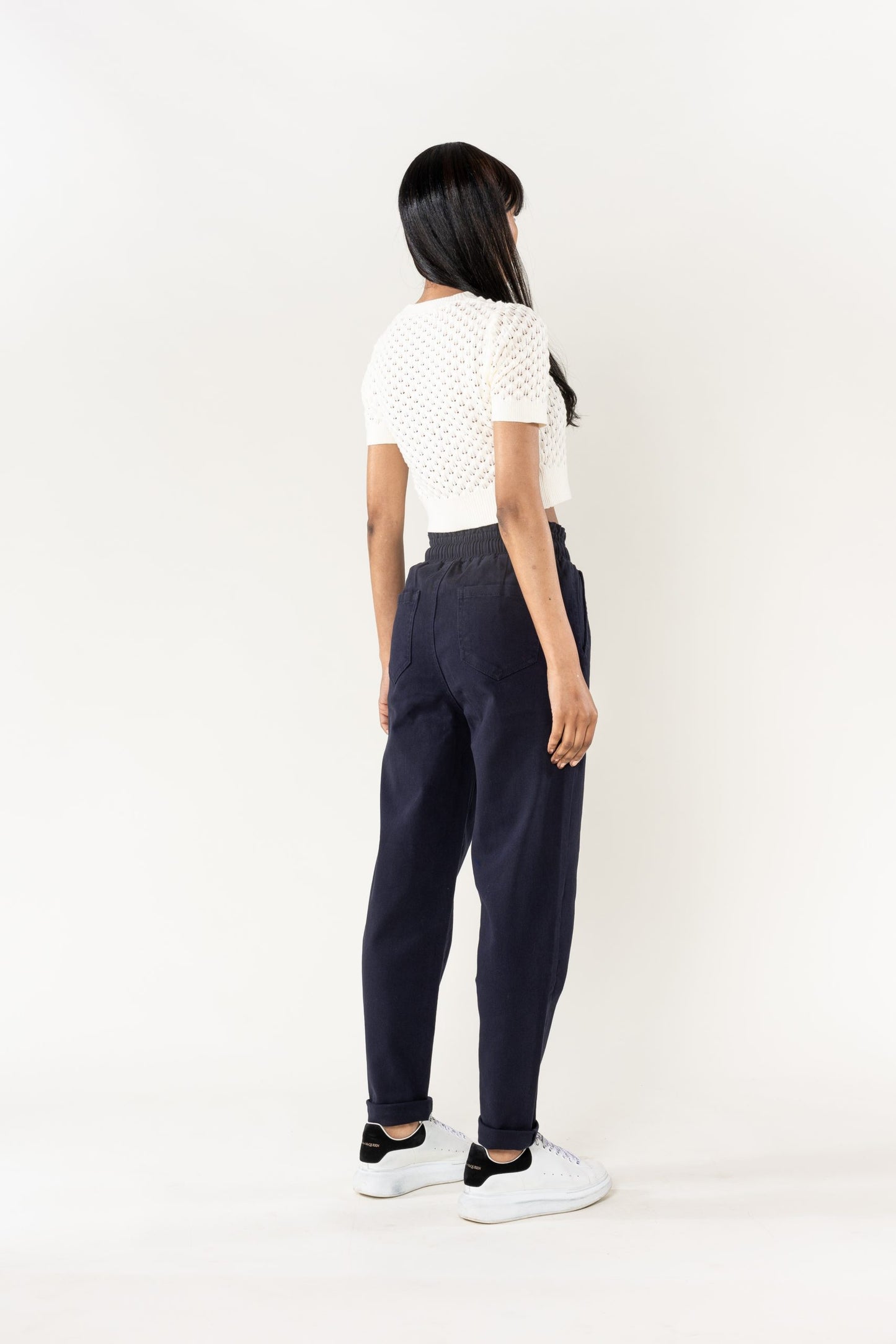 Wholesale Jogging Pants Cotton Navy Blue