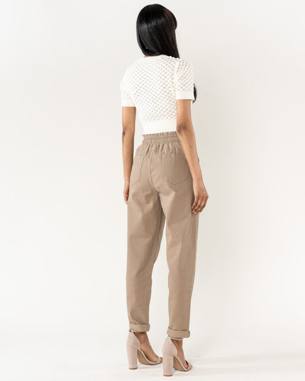 Wholesale Jogging Pants Cotton Sand