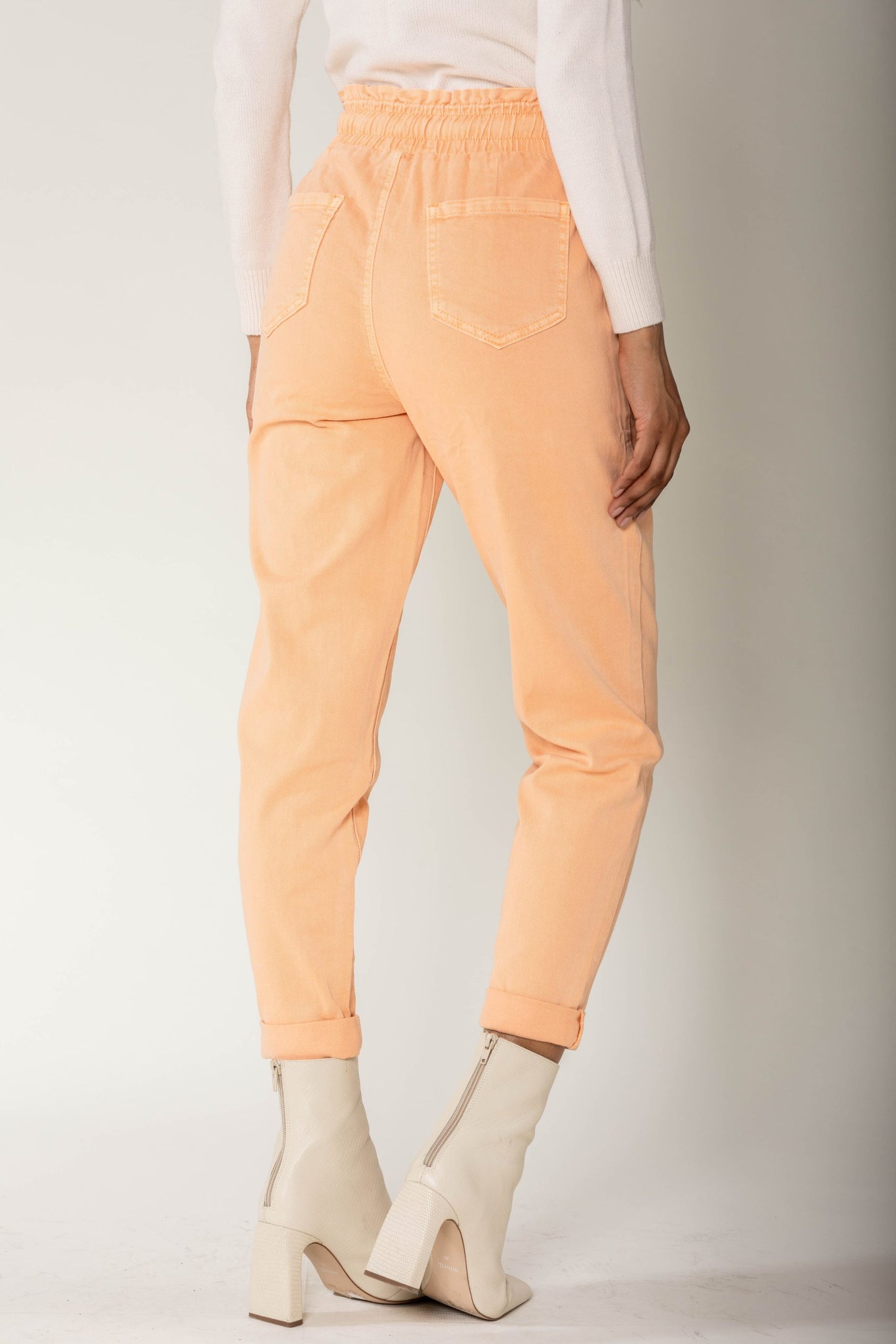 Wholesale Jogging Pants Cotton Orange