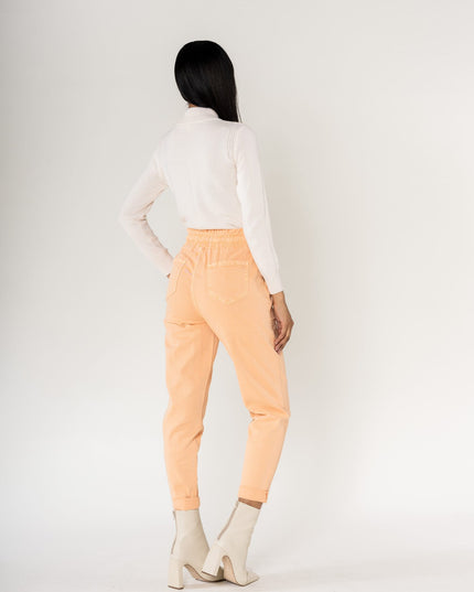 Wholesale Jogging Pants Cotton Orange