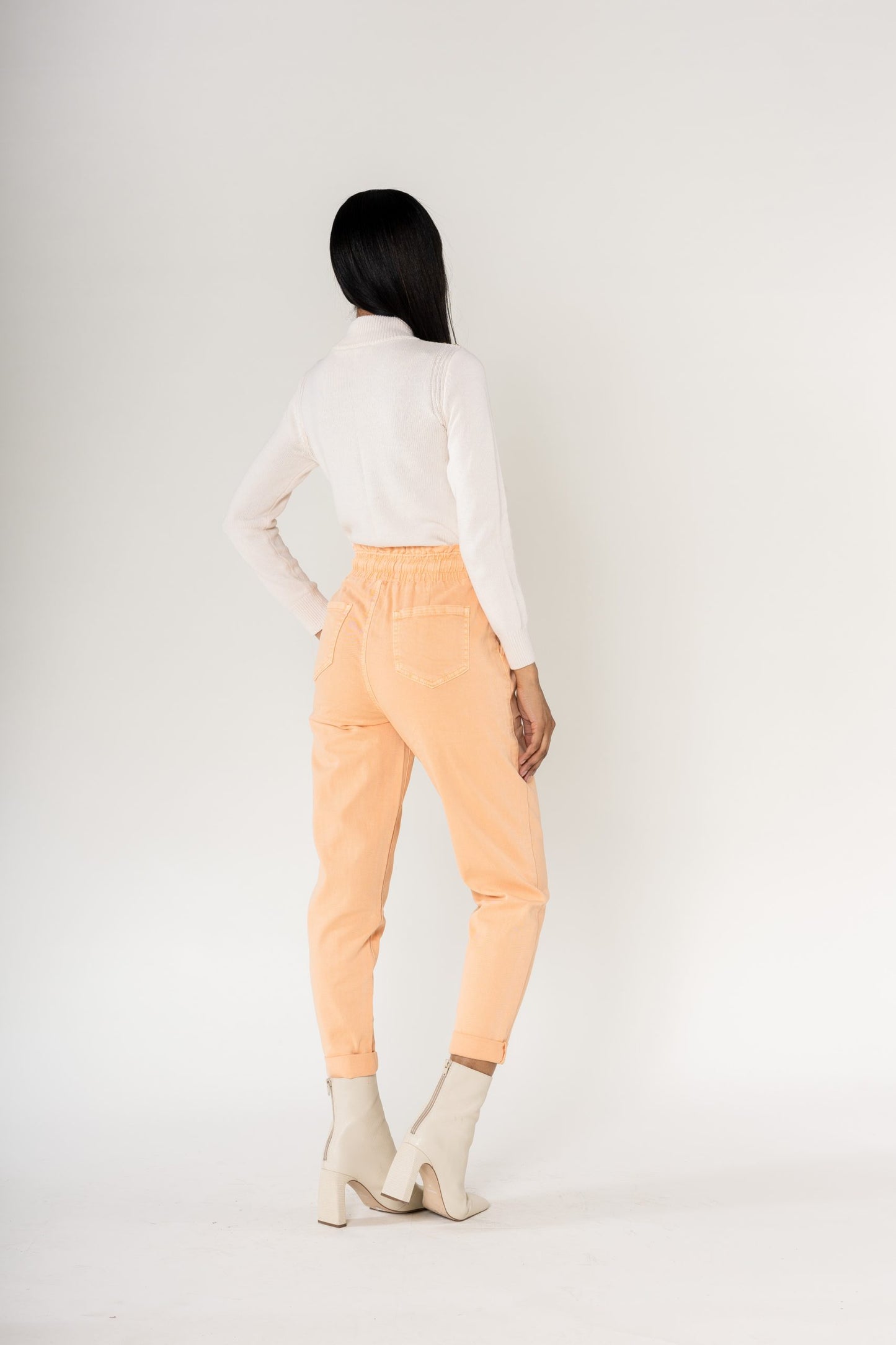 Wholesale Jogging Pants Cotton Orange