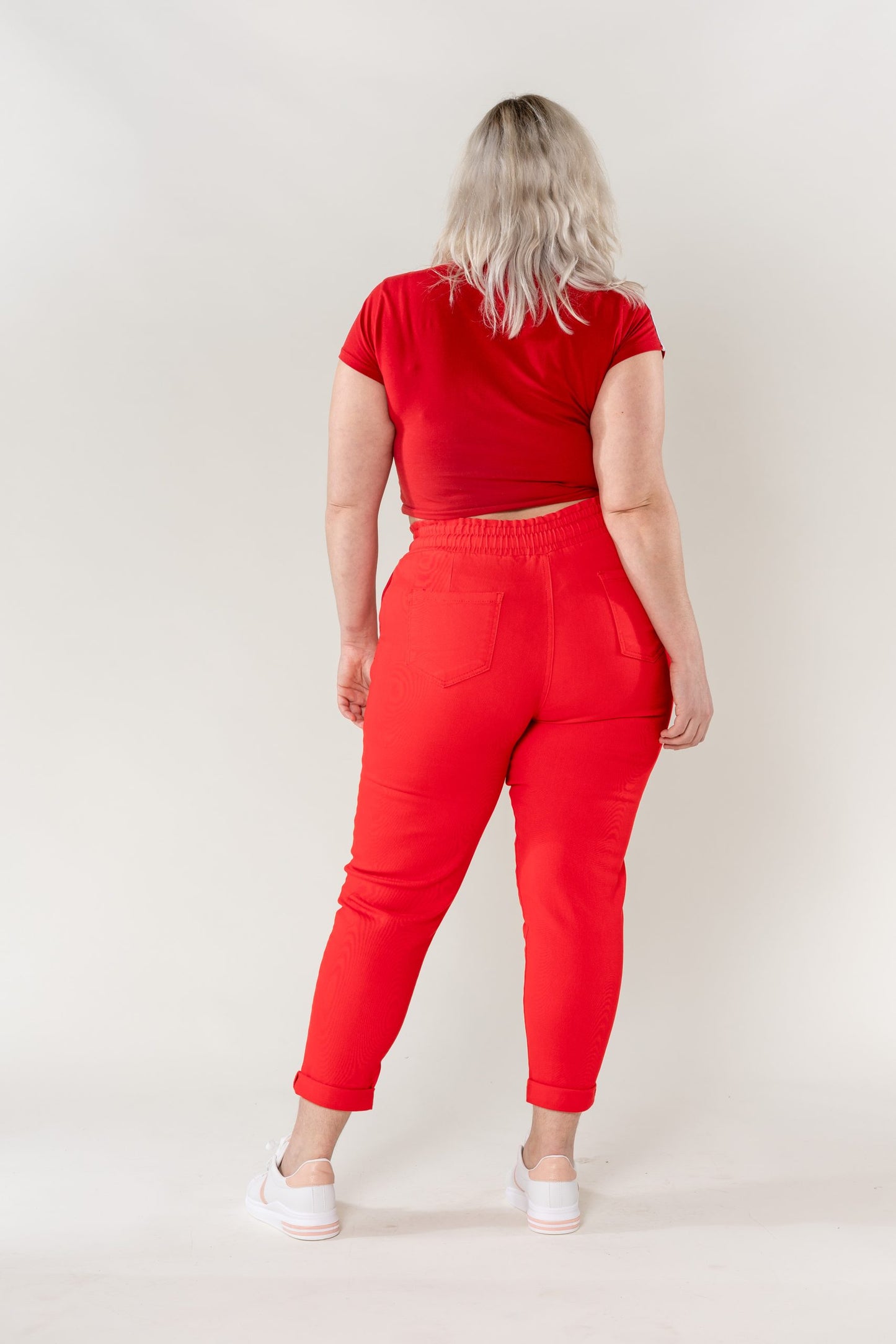 Wholesale Jogging Pants Cotton Red