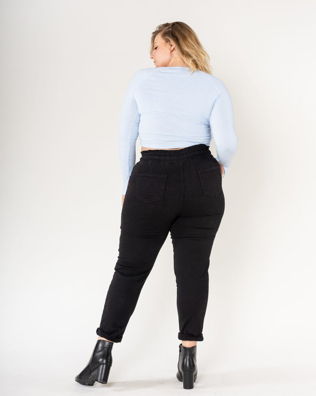 Wholesale Jogging Pants Cotton Black