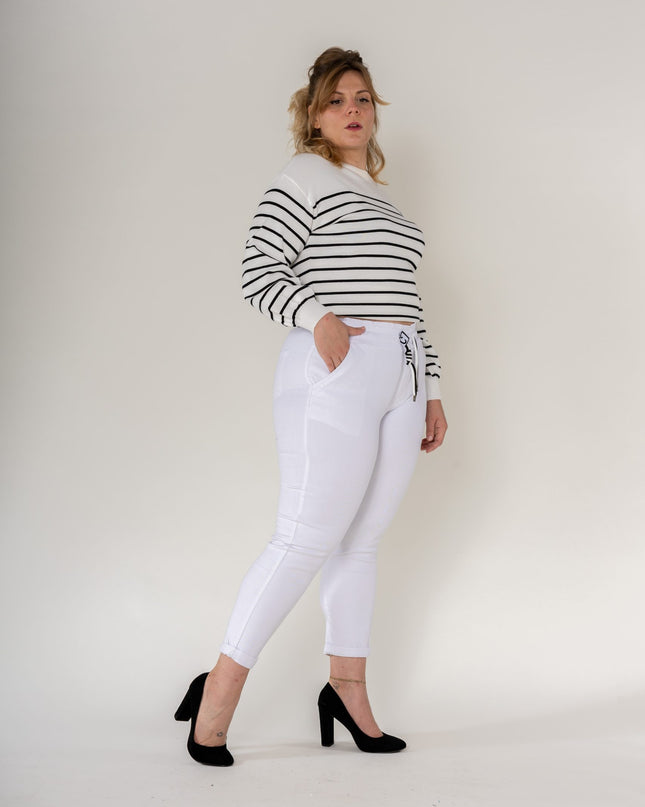 Wholesale Jogging Pants Cotton White
