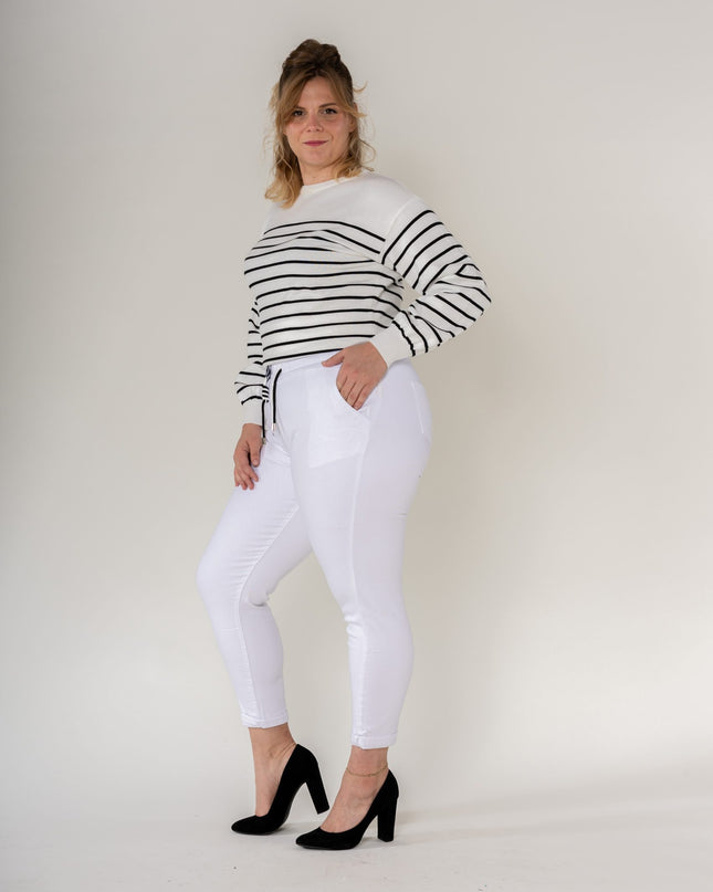 Wholesale Jogging Pants Cotton White
