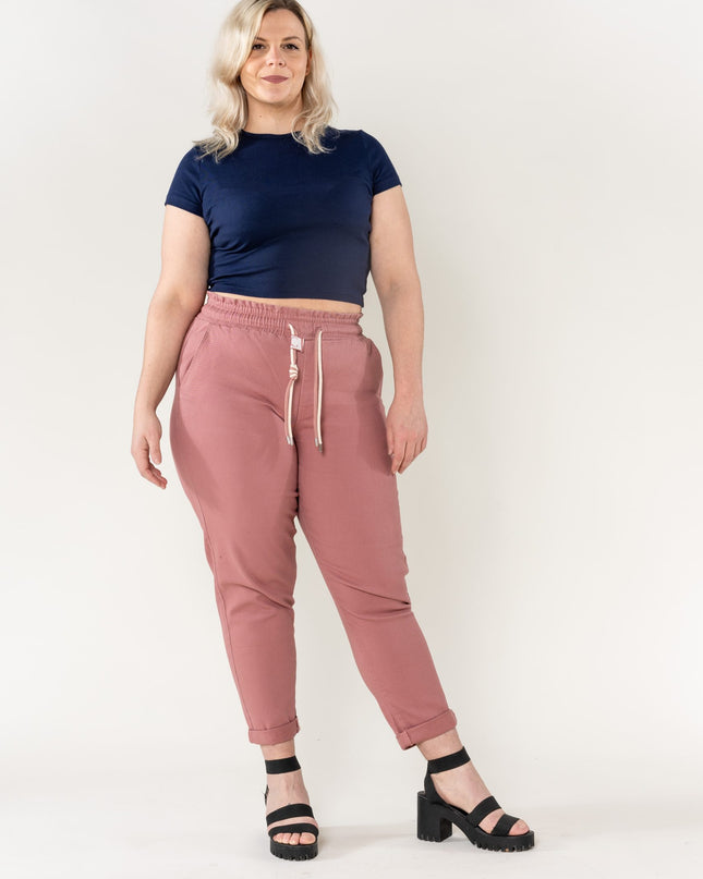Wholesale Jogging Pants Cotton Salmon
