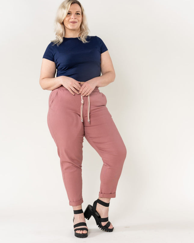 Wholesale Jogging Pants Cotton Salmon