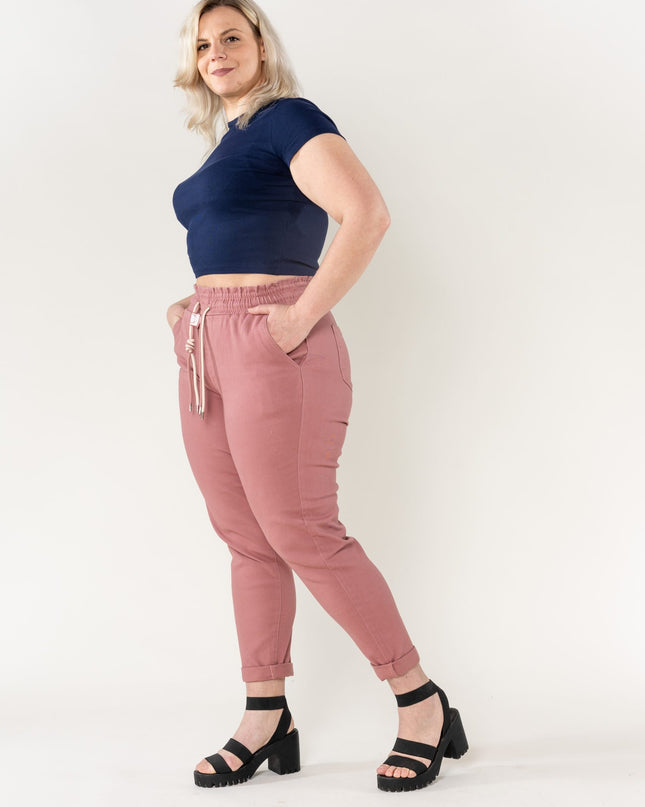 Wholesale Jogging Pants Cotton Salmon