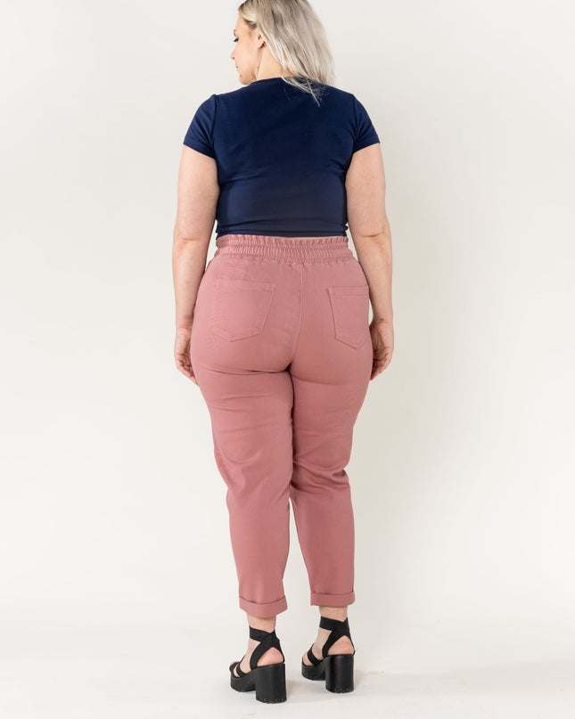 Wholesale Jogging Pants Cotton Salmon