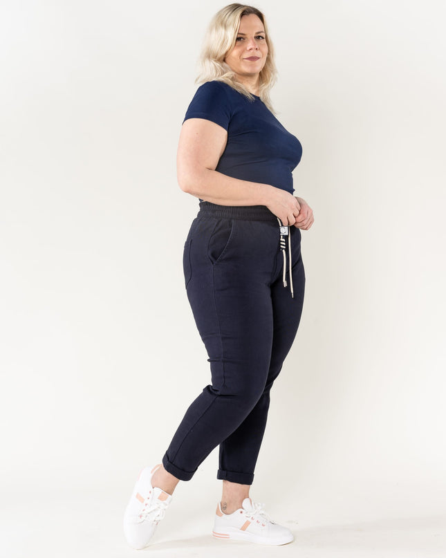 Wholesale Jogging Pants Cotton Navy Blue