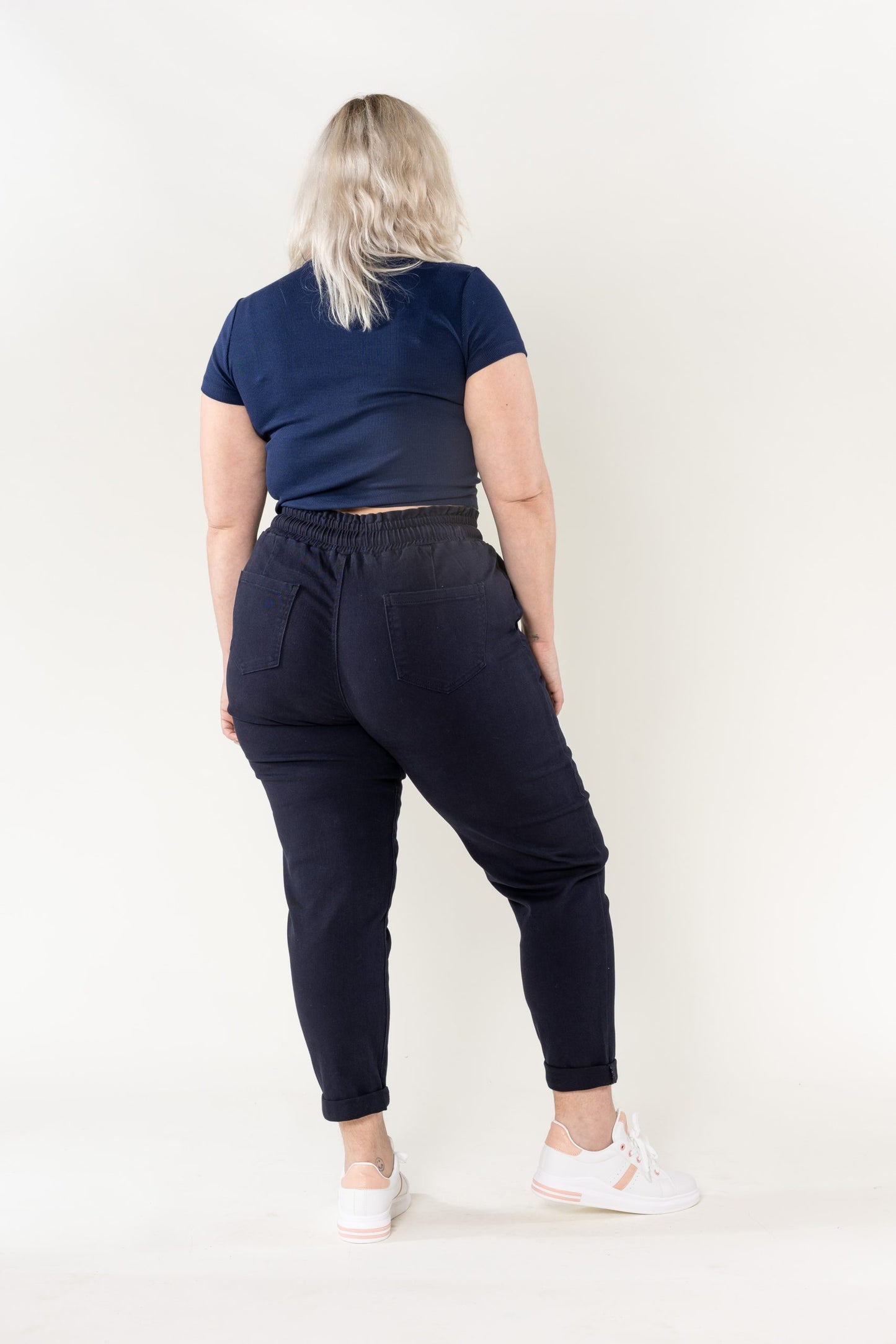 Wholesale Jogging Pants Cotton Navy Blue