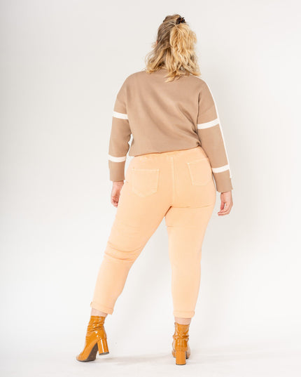 Wholesale Jogging Pants Cotton Orange
