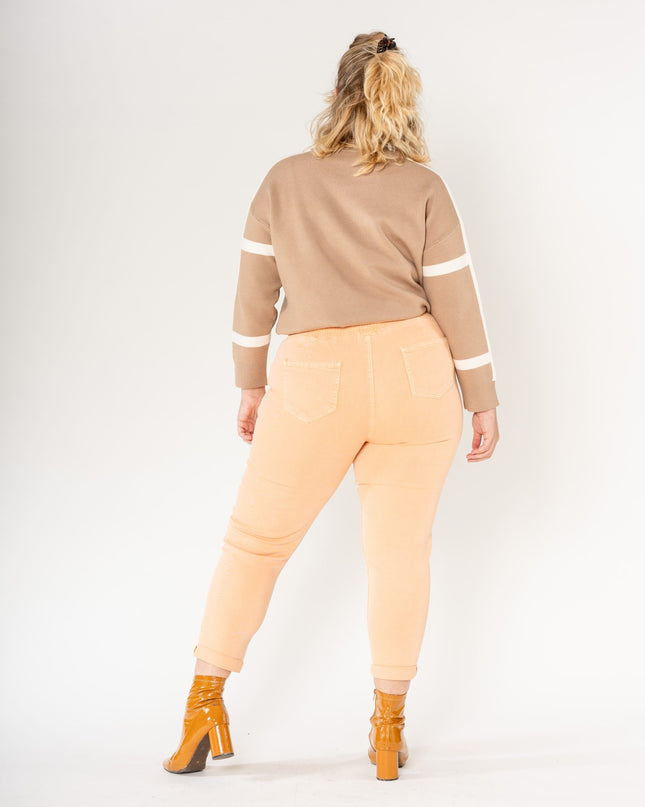 Wholesale Jogging Pants Cotton Orange