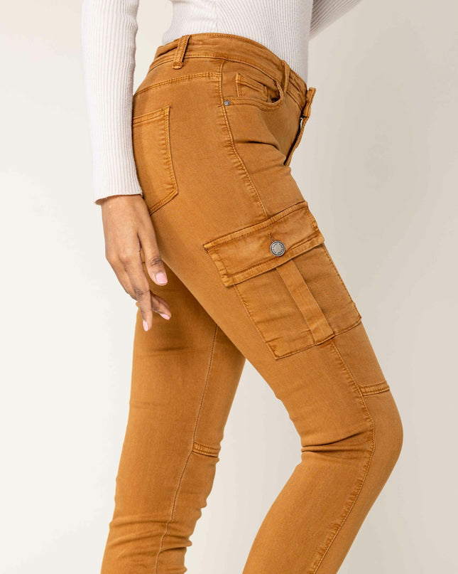 Wholesale Slim Cargo Trousers Black