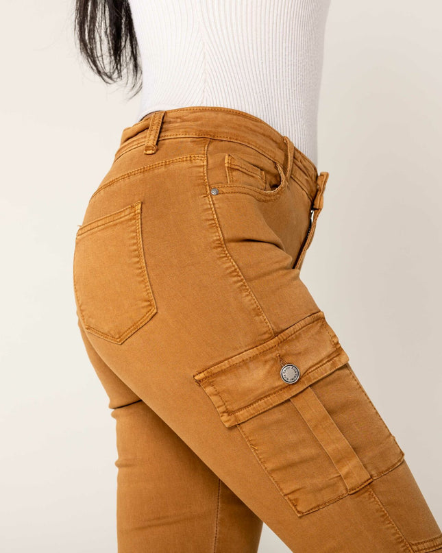 Wholesale Slim Cargo Trousers Black