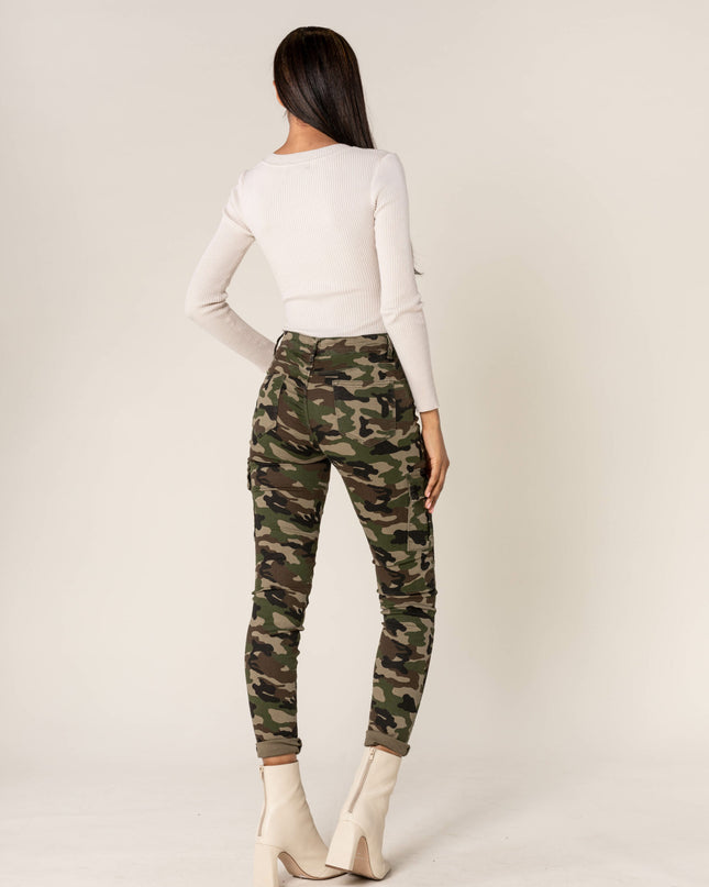 Wholesale Slim Cargo Trousers Black