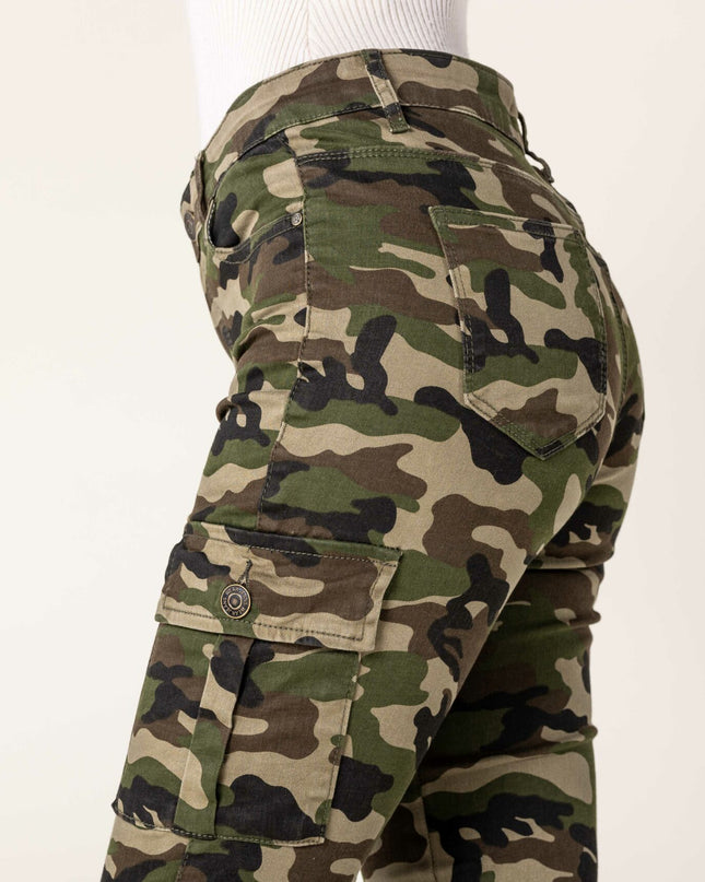 Wholesale Slim Cargo Trousers Black