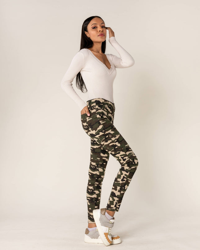 Wholesale Slim Cargo Trousers Black