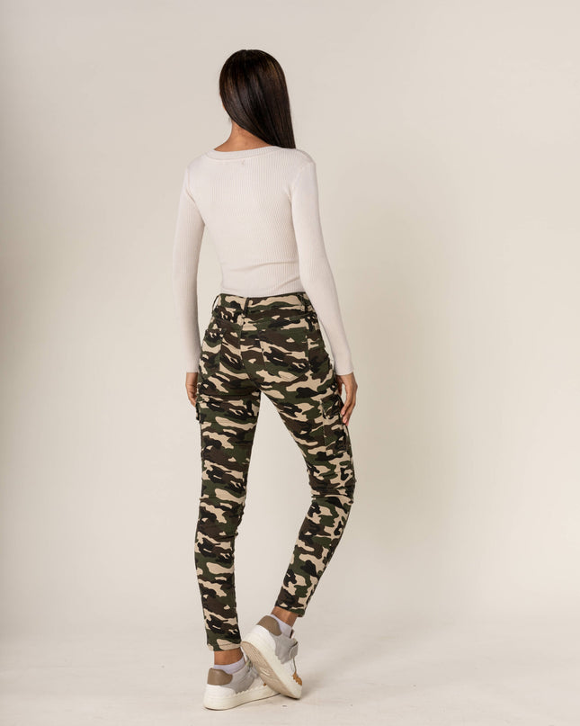 Wholesale Slim Cargo Trousers Black