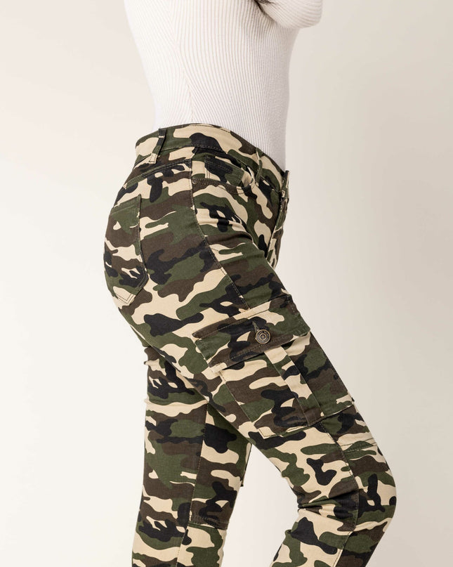 Wholesale Slim Cargo Trousers Black