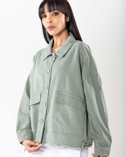 Plus Size Wholesale Oversized Jacket Light Khaki