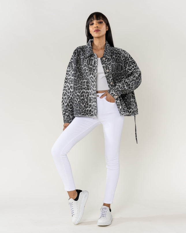 Plus Size Wholesale Oversized Jacket Gray