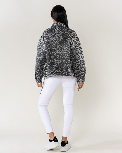 Plus Size Wholesale Oversized Jacket Gray