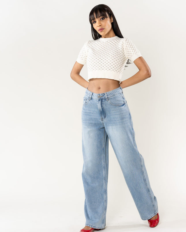 Wholesale Washed Blue Jeans Without stretch