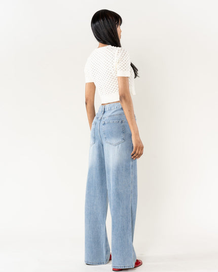 Wholesale Washed Blue Jeans Without stretch