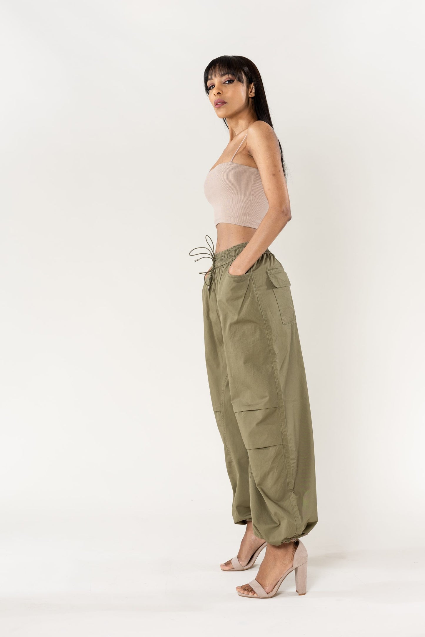 Wholesale Wide Leg Pants Straight Khaki