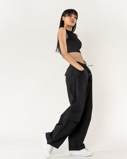Wholesale Wide Leg Pants Straight Black