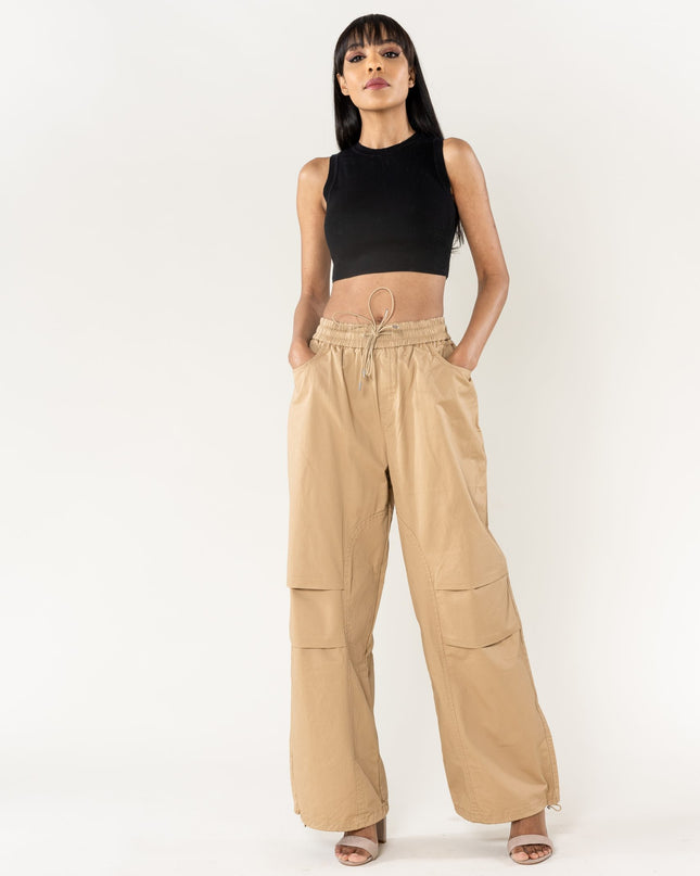 Wholesale Wide Leg Pants Straight Sand