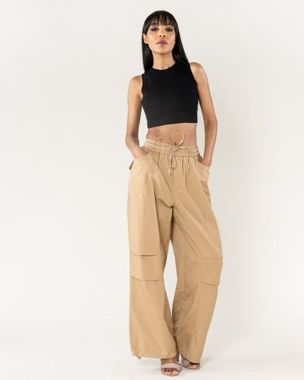 Wholesale Wide Leg Pants Straight Sand